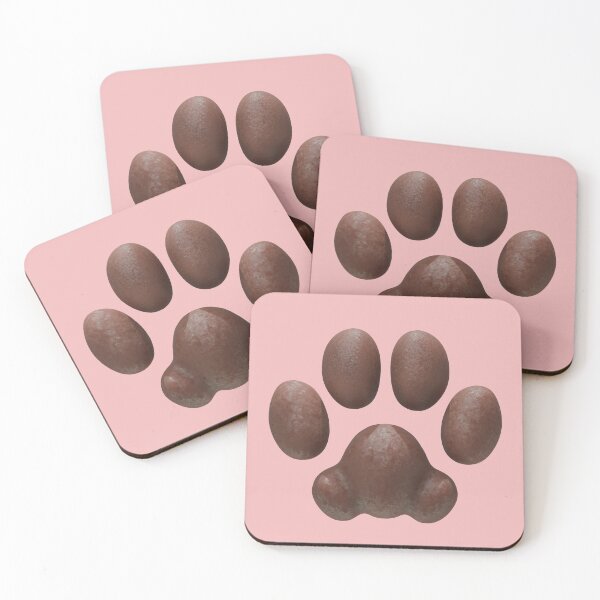 Item preview, Domestic Cat-styled 3D Pawpad Design (Brown) designed and sold by Daymusik.