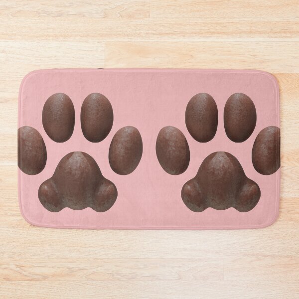 Item preview, Domestic Cat-styled 3D Pawpad Design (Brown) designed and sold by Daymusik.