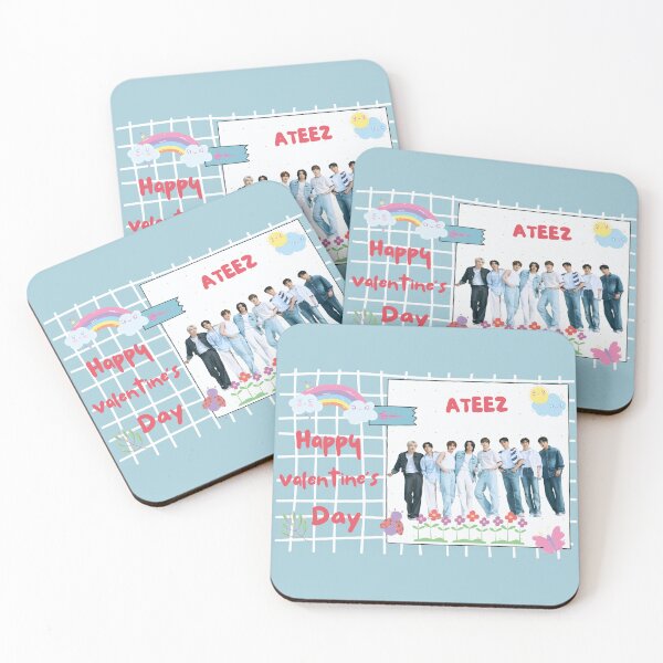 Item preview, Happy Valentine’s day ATEEZ KPOP designed and sold by jaofnn.