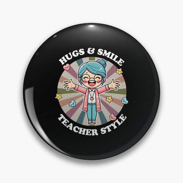Item preview, Hugs and smile teacher style designed and sold by Visual-digital.