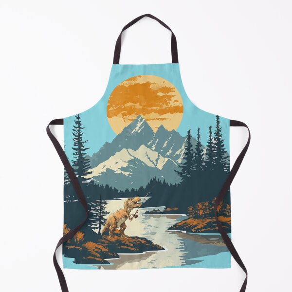 Item preview, T Rex Gone Fishing designed and sold by TinyRobotCreations.