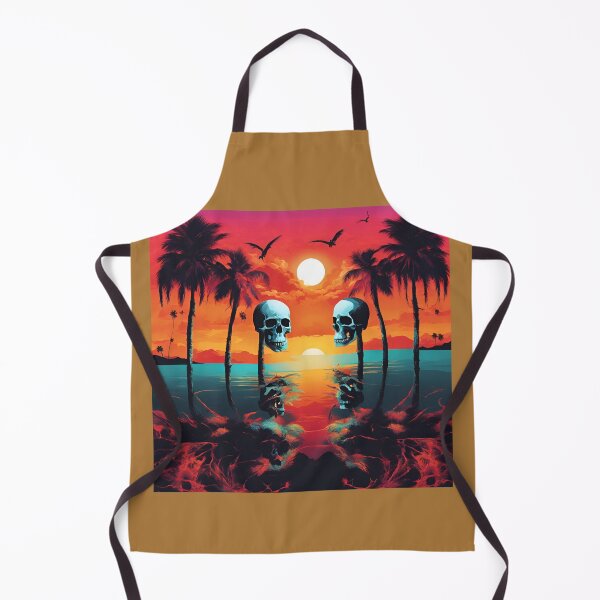 Item preview, Skull Bay at Sunset, Beautiful but Eerie Beach designed and sold by FroggyFly Designs.