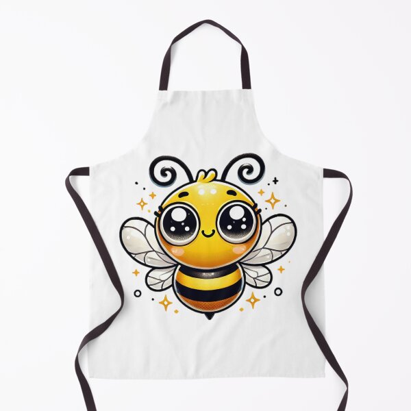 Item preview, Whimsical Bee with a Smile designed and sold by KittyKatto.