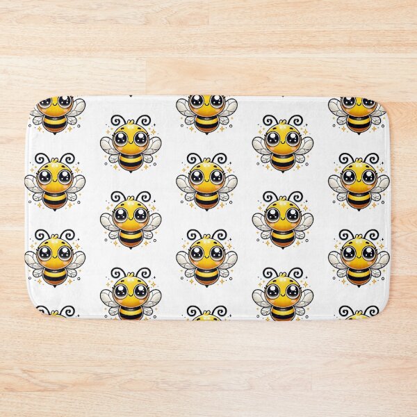 Item preview, Whimsical Bee with a Smile designed and sold by KittyKatto.