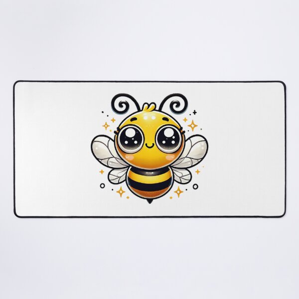 Item preview, Whimsical Bee with a Smile designed and sold by KittyKatto.