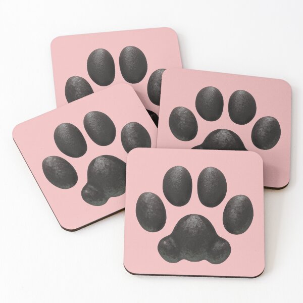 Item preview, Domestic Cat-styled 3D Pawpad Design (Black) designed and sold by Daymusik.