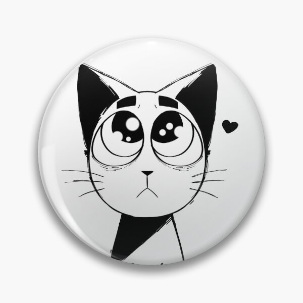Item preview, Dibujo Minimalista de Gatito Kawaii 'I Love-Nya' designed and sold by SilriverART.
