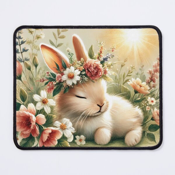 Item preview, Sleeping bunny with crown designed and sold by KittyKatto.