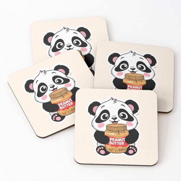 Item preview, Panda having Peanut Butter| Nutty Buddy Spread | Gobble Gala  designed and sold by Kids GobbleGala.