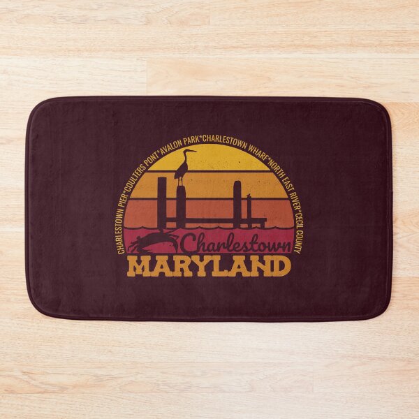 Item preview, Charlestown Maryland Sunset Retro Local Pride Logo designed and sold by CRHPOD20.