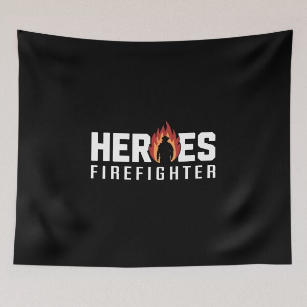 Item preview, Heroes Firefighter Illustration - Brave Firefighting Tribute Design designed and sold by Colorful-Garden.