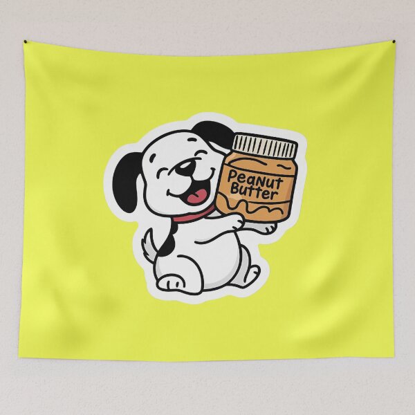 Item preview, Dog having Peanut Butter| Nutty Buddy Spread | Gobble Gala  designed and sold by Kids GobbleGala.