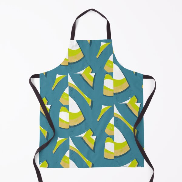 Item preview, Blue in Green - Graffiti inspired minimal painting designed and sold by JashJhaveri.