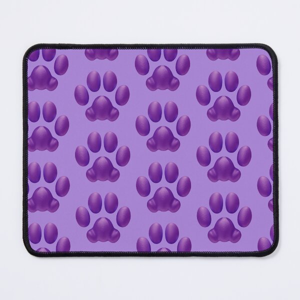 Item preview, Domestic Cat-styled 3D Pawpad Design (Purple) designed and sold by Daymusik.