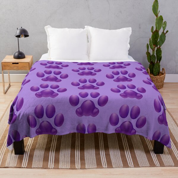 Item preview, Domestic Cat-styled 3D Pawpad Design (Purple) designed and sold by Daymusik.