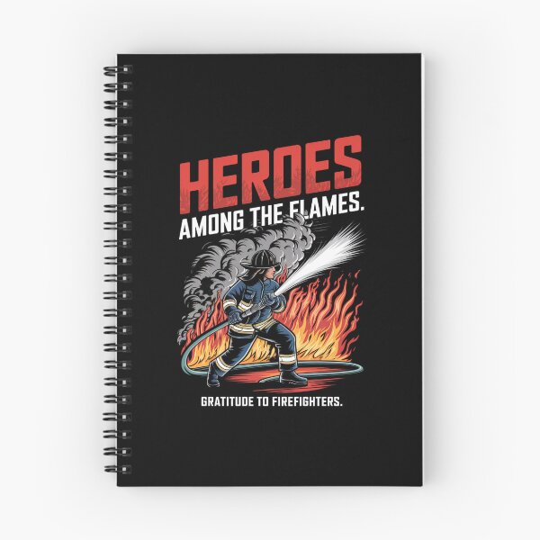 Item preview, Heroes Firefighter Illustration - Brave Firefighting Tribute Design designed and sold by Colorful-Garden.