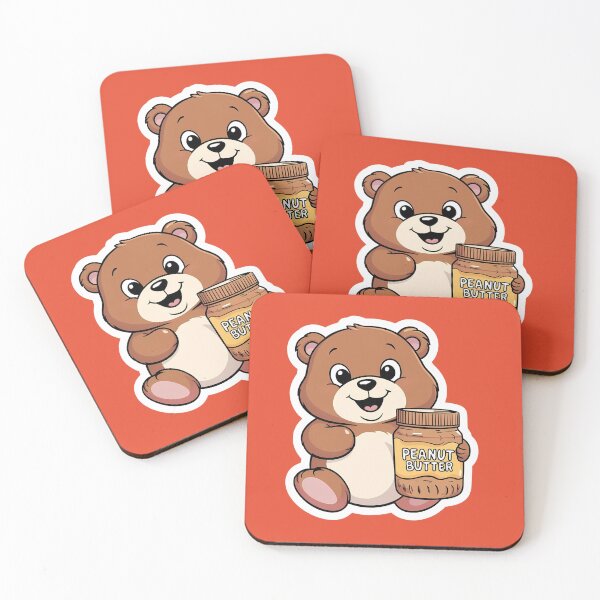 Item preview, Bear having Peanut Butter| Nutty Buddy Spread | Gobble Gala  designed and sold by Kids GobbleGala.