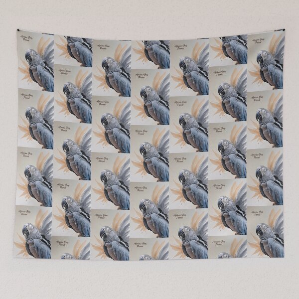 Item preview, African Grey Parrot  designed and sold by WLHmedia.com .