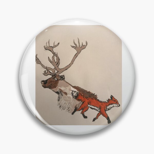 Item preview, Cave of Altxerri- Reindeer and Fox designed and sold by PaleoPassion.