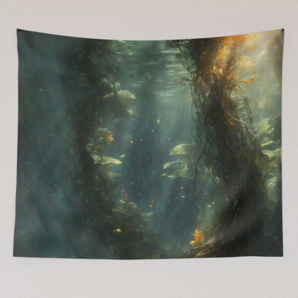 Item preview, Depths of Serenity designed and sold by ShroomSquirrel.