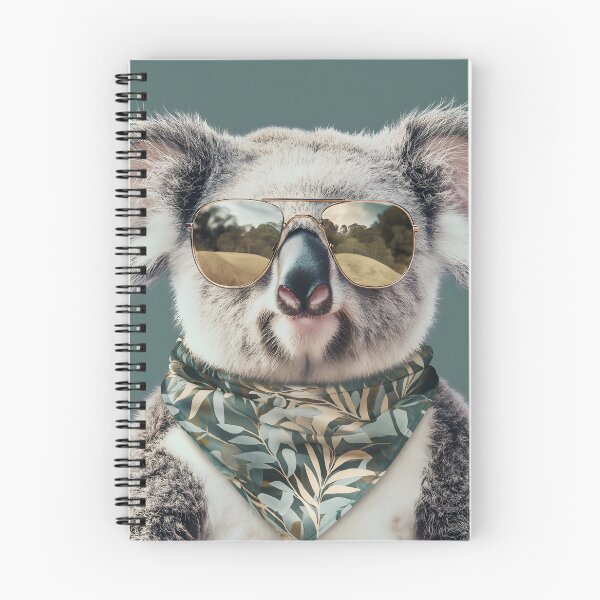 Item preview, Cute Koala bear wearing glasses and scarf designed and sold by KanyaluckArtist.