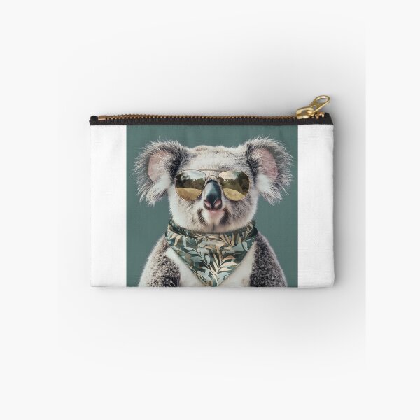 Item preview, Cute Koala bear wearing glasses and scarf designed and sold by KanyaluckArtist.