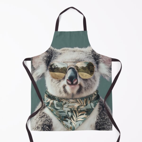 Item preview, Cute Koala bear wearing glasses and scarf designed and sold by KanyaluckArtist.