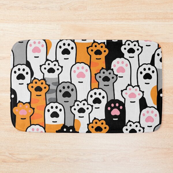 Item preview,  Cute Cat Paw Pattern Seamless Pattern designed and sold by MOONE FLOWER.