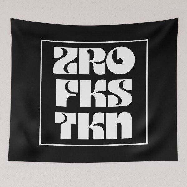 Item preview, Zro Fks Tkn Bold Minimalist Design for Those Who Care, Empowering Adult Humor and Living with Intention Gift Idea designed and sold by eatmorvelopator.