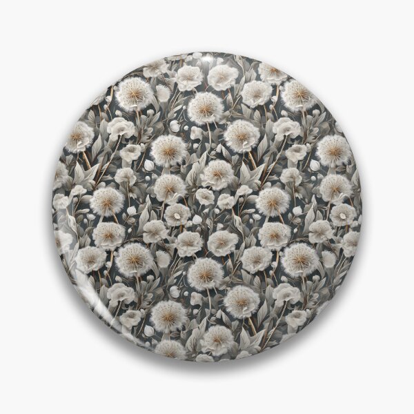 Item preview, White Dandelion (Taraxacum) Pattern designed and sold by HOMETOWN86.
