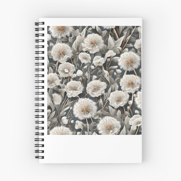 Item preview, White Dandelion (Taraxacum) Pattern designed and sold by HOMETOWN86.