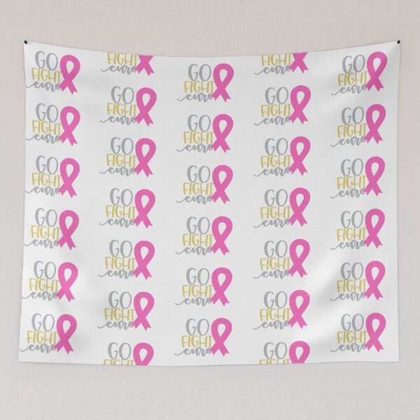 Item preview, Go Fight Cure Breast Cancer Awareness designed and sold by PRETTYGIRLZTING.
