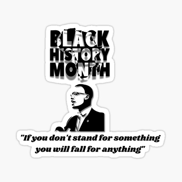 Item preview, Malcolm X Black History Month Shirts designed and sold by Kim’s Designs.