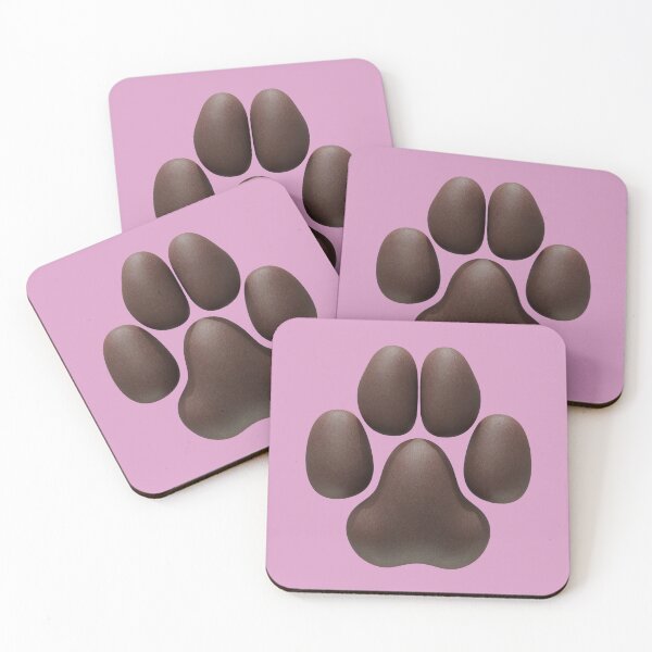 Item preview, Domestic Dog-styled 3D Pawpad Design (Brown) designed and sold by Daymusik.