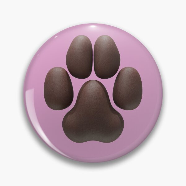 Item preview, Domestic Dog-styled 3D Pawpad Design (Brown) designed and sold by Daymusik.