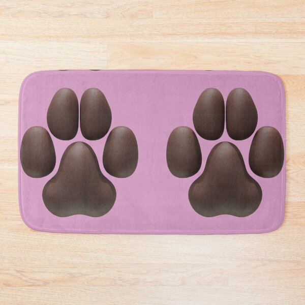 Item preview, Domestic Dog-styled 3D Pawpad Design (Brown) designed and sold by Daymusik.