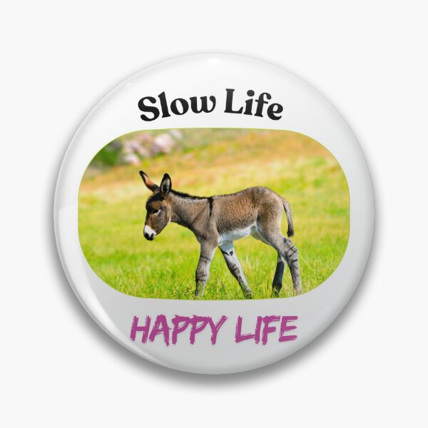 Item preview, Slow Life, Happy Life designed and sold by TokyoChick.