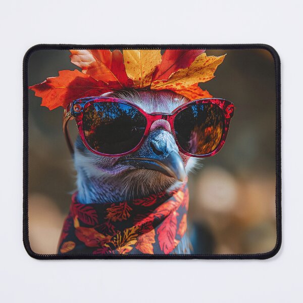 Item preview, Vintage cock wearing glasses and scarf designed and sold by KanyaluckArtist.