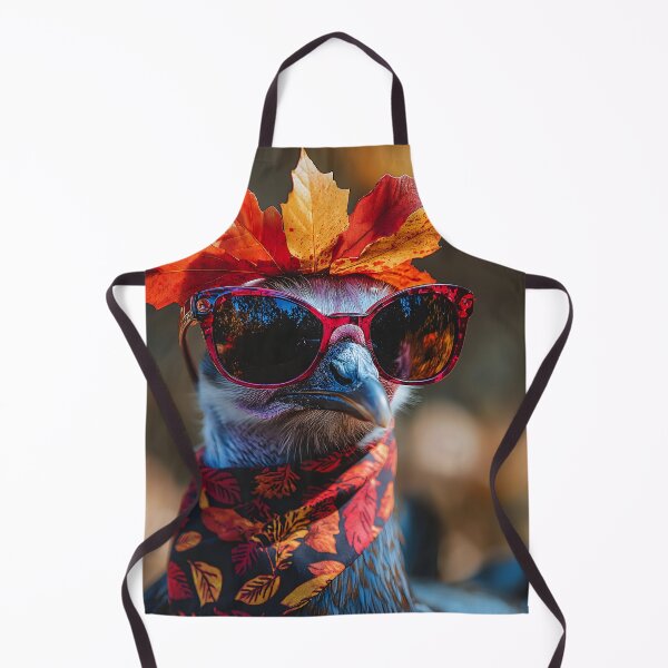 Item preview, Vintage cock wearing glasses and scarf designed and sold by KanyaluckArtist.