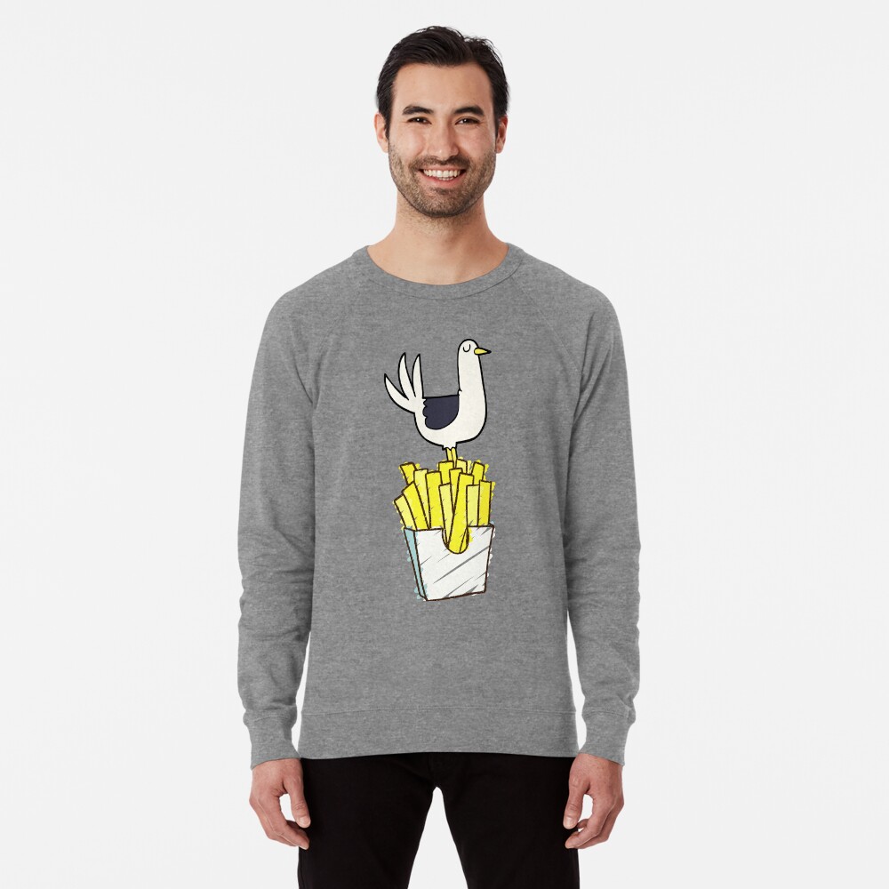 Item preview, Lightweight Sweatshirt designed and sold by SeagullEatChip.