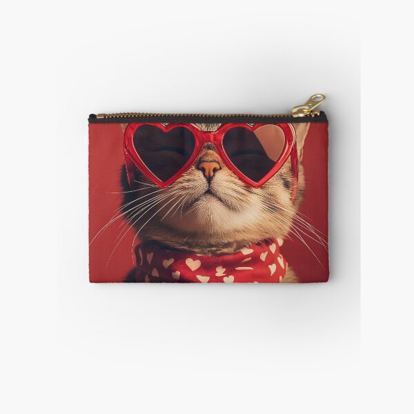 Item preview, Cute cat wearing glasses and scarf designed and sold by KanyaluckArtist.