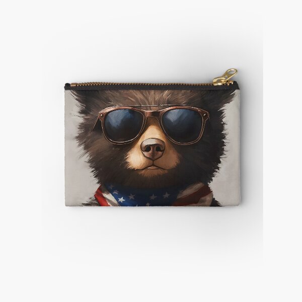 Item preview, Cute bear wearing glasses and scarf designed and sold by KanyaluckArtist.