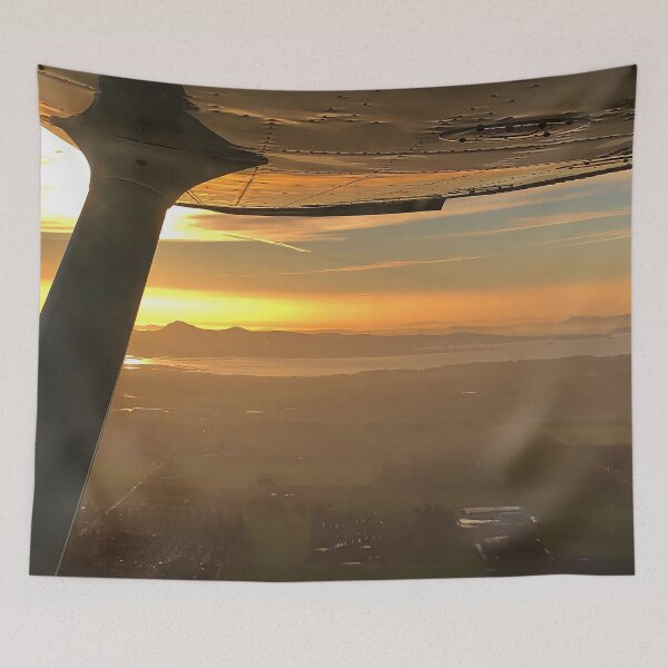 Item preview, Flying by Puget Sound Sunset designed and sold by flyscenicair.