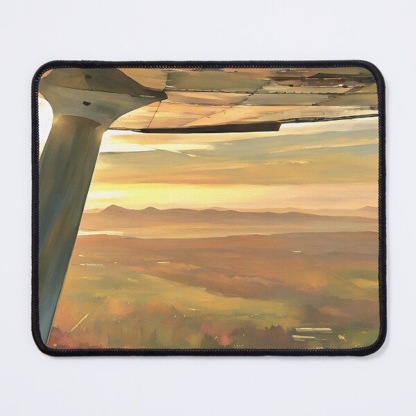 Item preview, Flying by Puget Sound Sunset (Impressionist) designed and sold by flyscenicair.