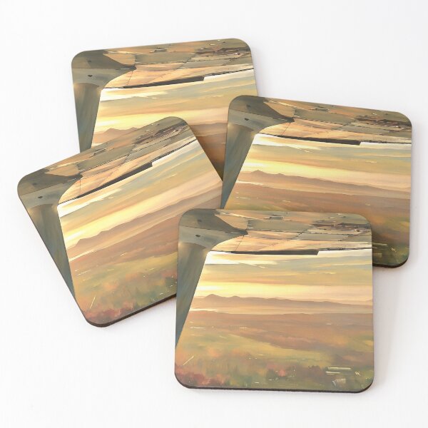 Item preview, Flying by Puget Sound Sunset (Impressionist) designed and sold by flyscenicair.