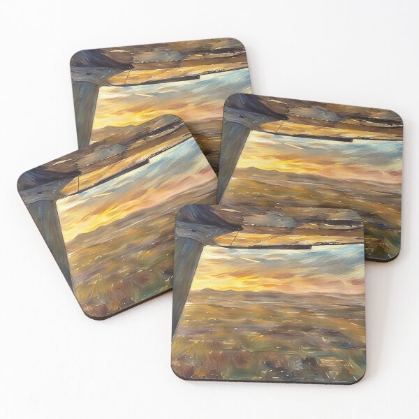 Item preview, Flying by Puget Sound Sunset (Pastel) designed and sold by flyscenicair.