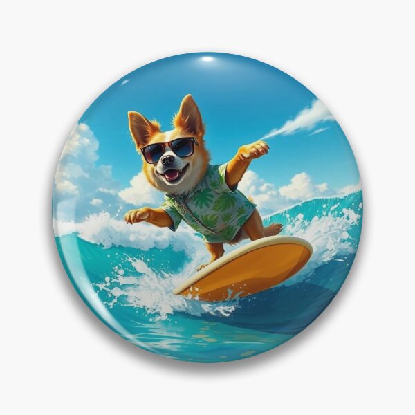 Item preview, Surfer dog designed and sold by JackFreestone.