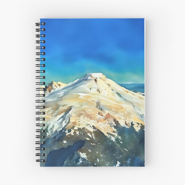 Item preview, Mt Baker Cascade Volcano Washington (Watercolor) designed and sold by flyscenicair.