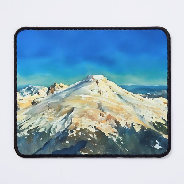 Item preview, Mt Baker Cascade Volcano Washington (Watercolor) designed and sold by flyscenicair.