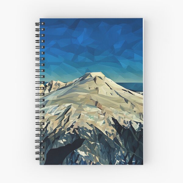 Item preview, Mt Baker Cascade Volcano Washington (Poly Art) designed and sold by flyscenicair.